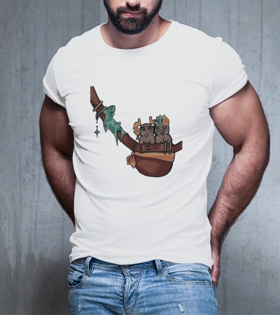 Coilpunk Steam Coil Phighting In A Bag Wizard Staff Adventure T-Shirt