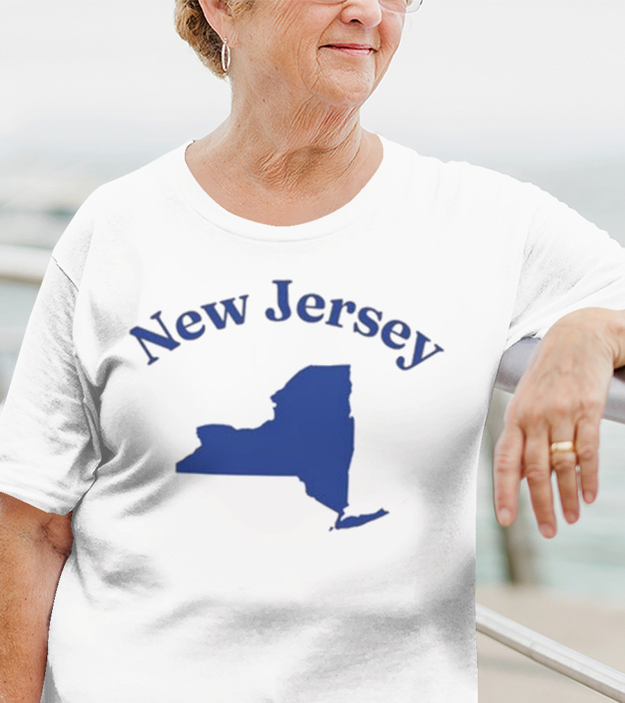 New Jersey Clickhole Map Of New York T-Shirt