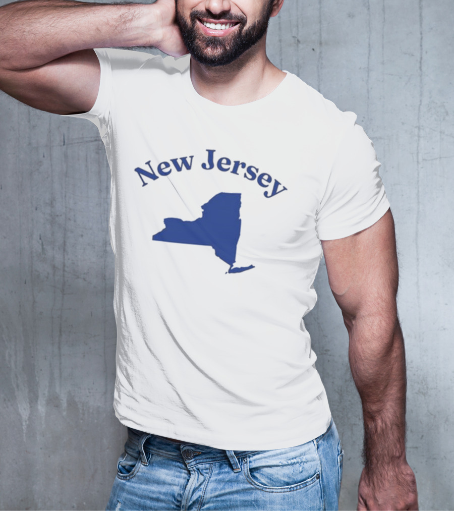 New Jersey Clickhole Map Of New York T-Shirt