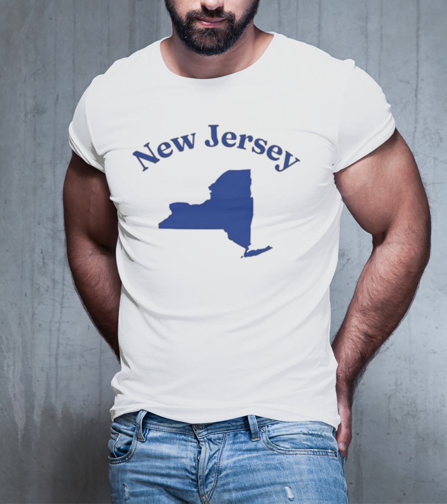 New Jersey Clickhole Map Of New York T-Shirt