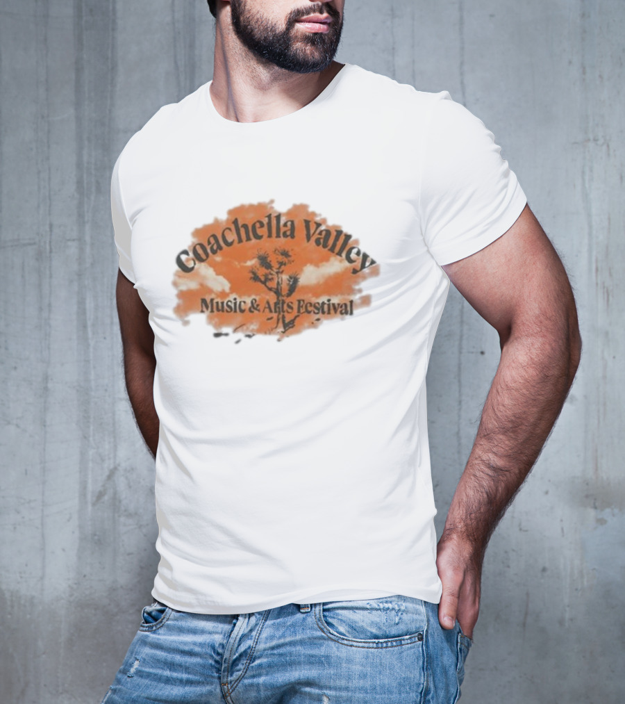 Coachella Valley Music And Arts Festival Yucca Brevifolia Clouds 2025 T-Shirt