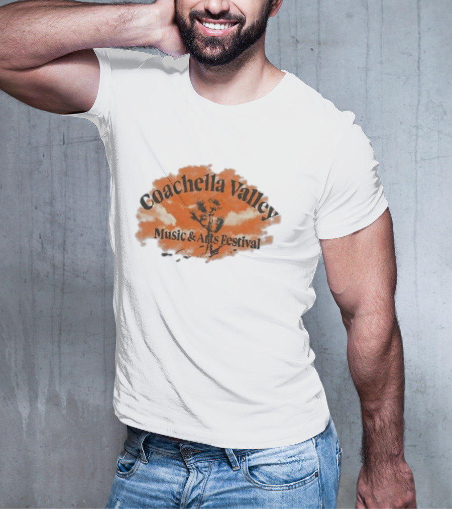 Coachella Valley Music And Arts Festival Yucca Brevifolia Clouds 2025 T-Shirt
