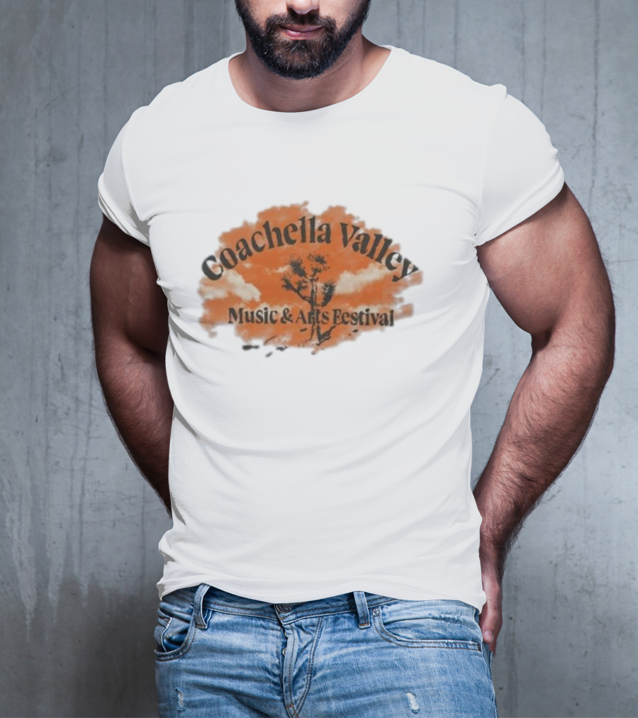 Coachella Valley Music And Arts Festival Yucca Brevifolia Clouds 2025 T-Shirt