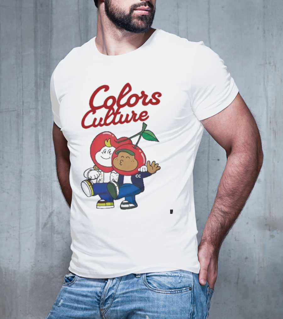Colors Culture Chubby And Friends Cherry Head Graphic T-Shirt