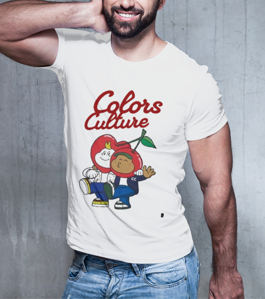 Colors Culture Chubby And Friends Cherry Head Graphic T-Shirt