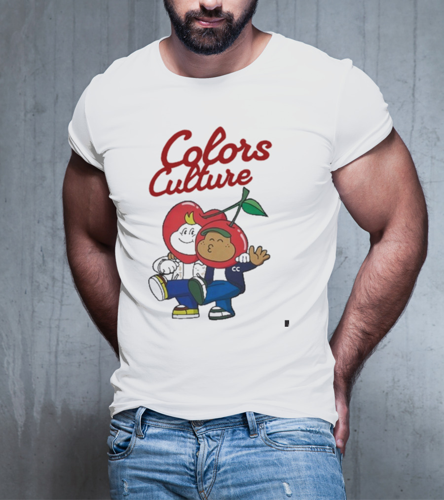 Colors Culture Chubby And Friends Cherry Head Graphic T-Shirt