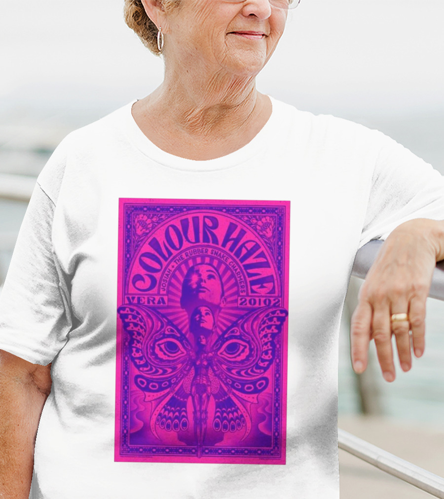 Colour Haze Vera Groningen Netherlands Feb 20 2025 Josiah The Rubber Snake Charmers T-Shirt