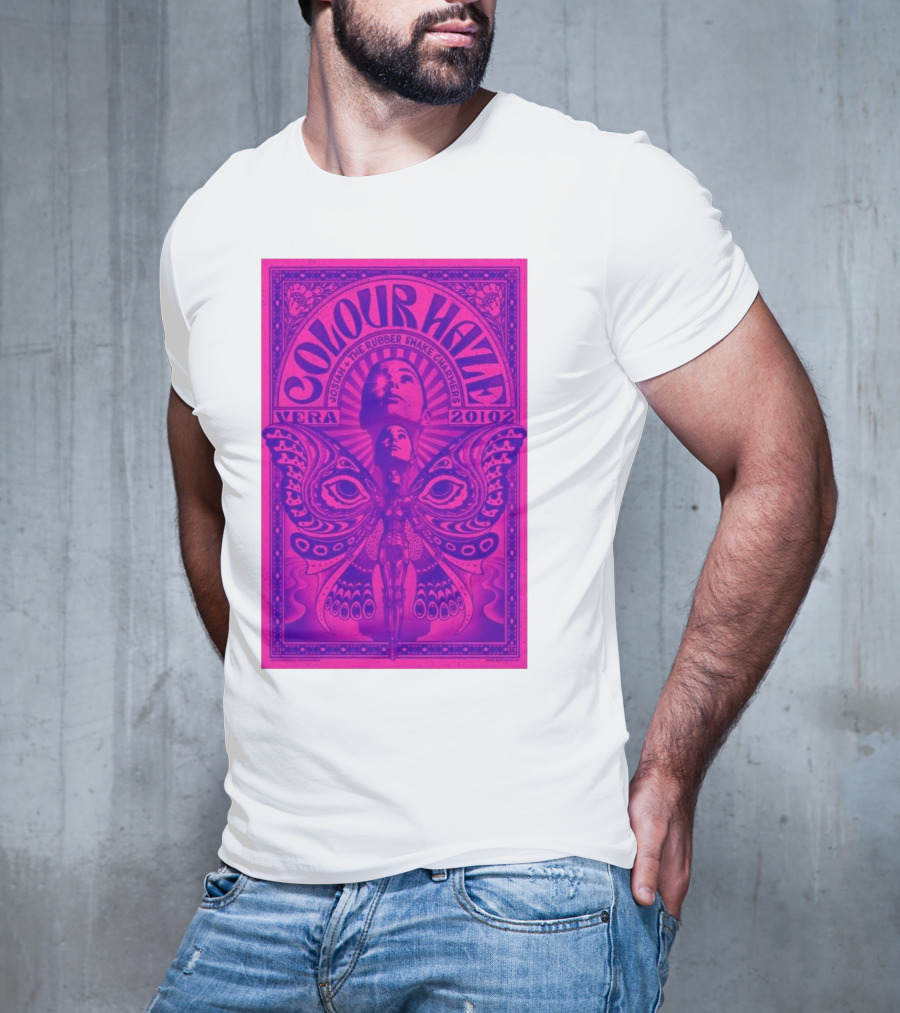 Colour Haze Vera Groningen Netherlands Feb 20 2025 Josiah The Rubber Snake Charmers T-Shirt