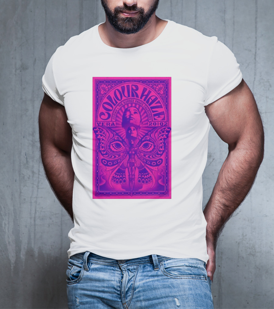 Colour Haze Vera Groningen Netherlands Feb 20 2025 Josiah The Rubber Snake Charmers T-Shirt