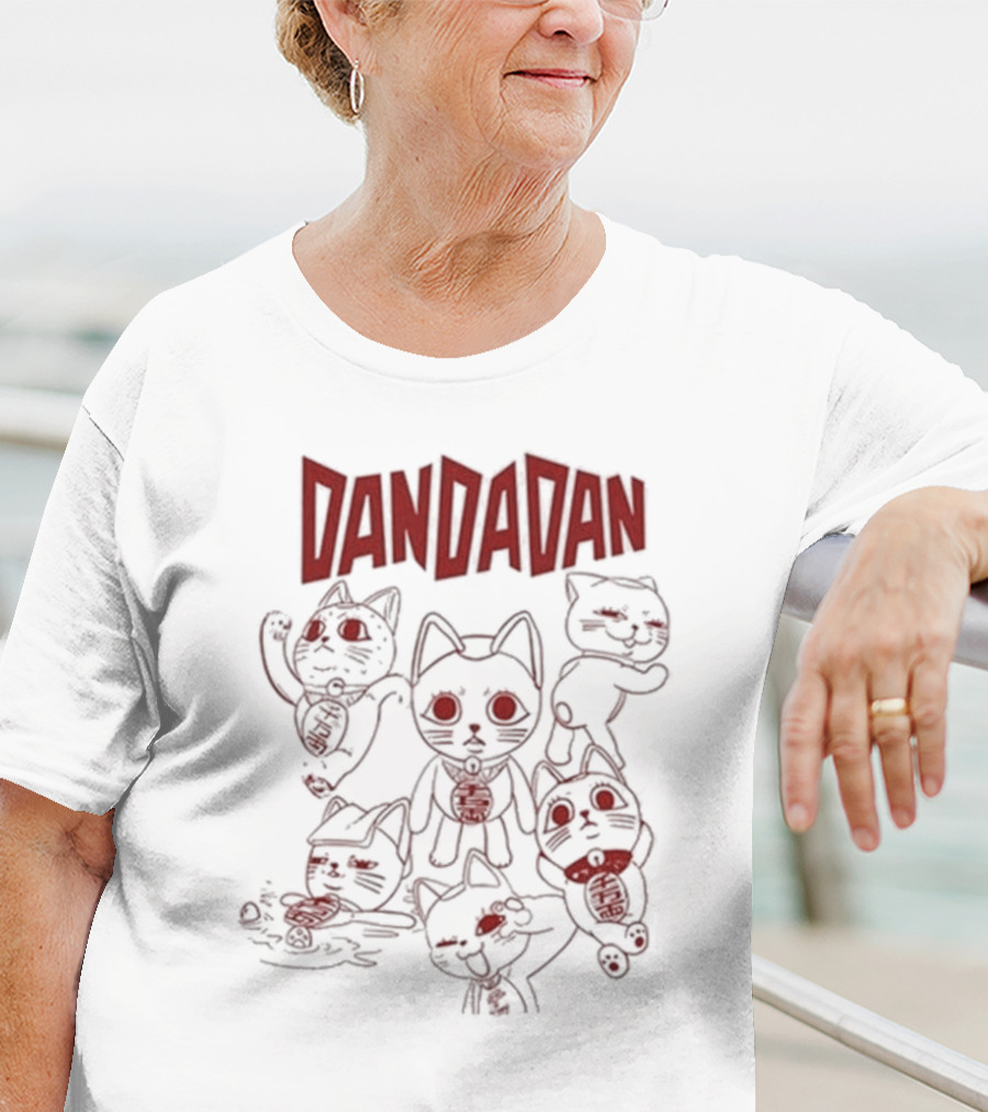 Dandadan Turbo Granny Characters Illustration T-Shirt