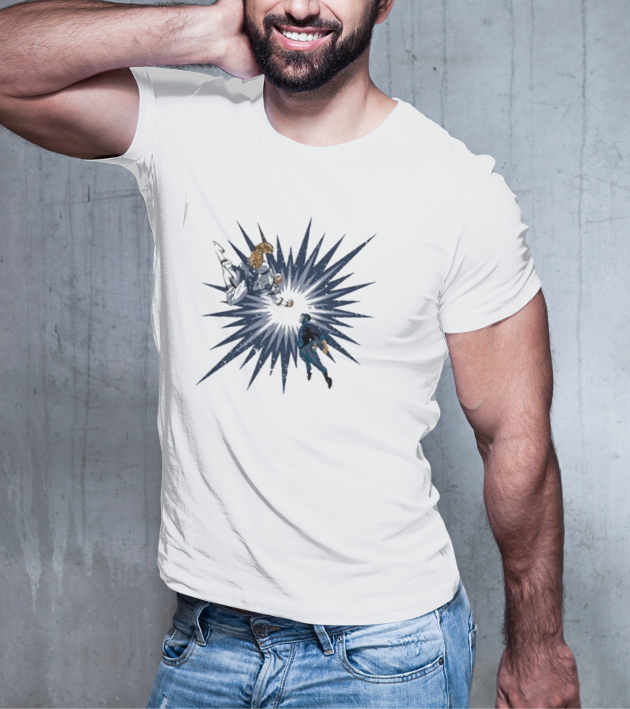 Conquest Invincible S3 Ep 8 Superhero Battle Burst T-Shirt