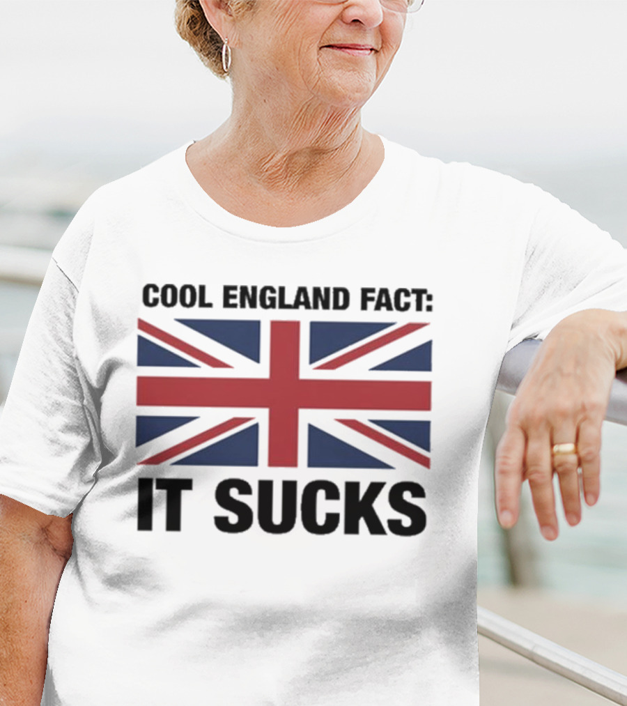 Cool England Fact It Sucks Union Jack T-Shirt