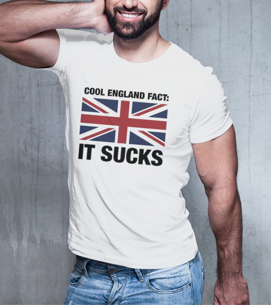 Cool England Fact It Sucks Union Jack T-Shirt