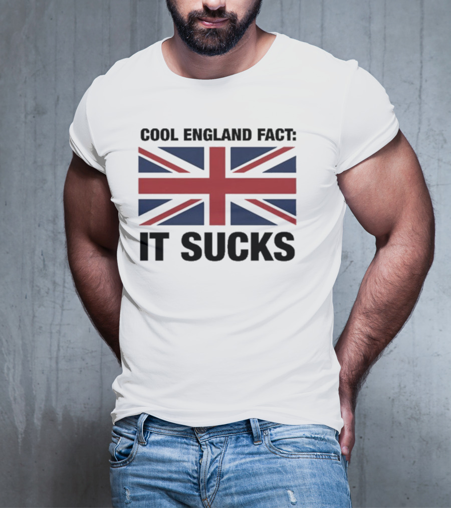 Cool England Fact It Sucks Union Jack T-Shirt