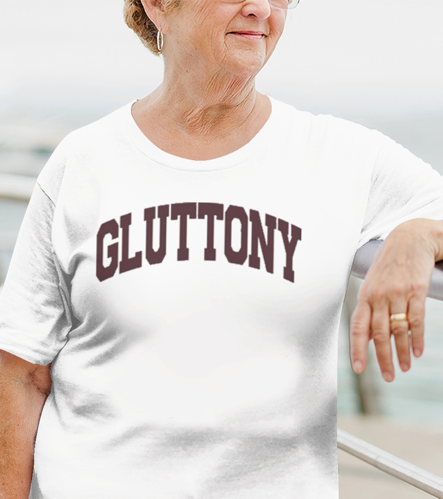 Corbin Gluttony Arch Text T-Shirt