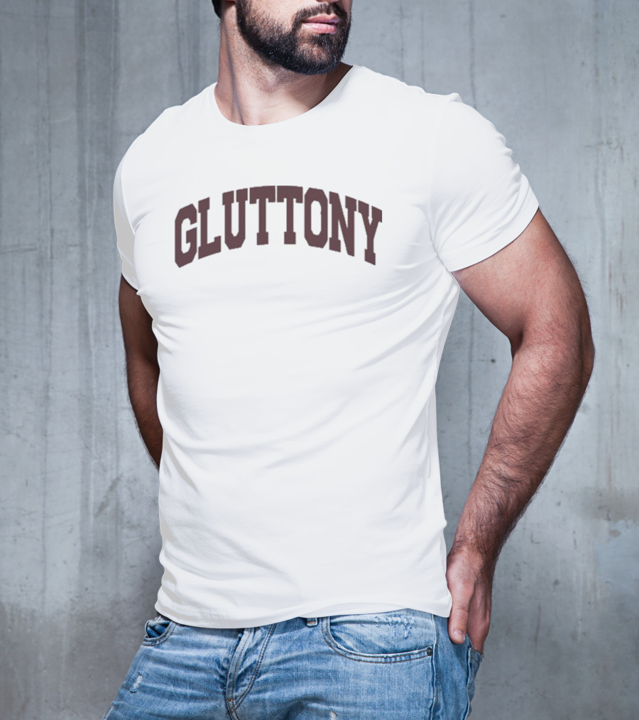 Corbin Gluttony Arch Text T-Shirt