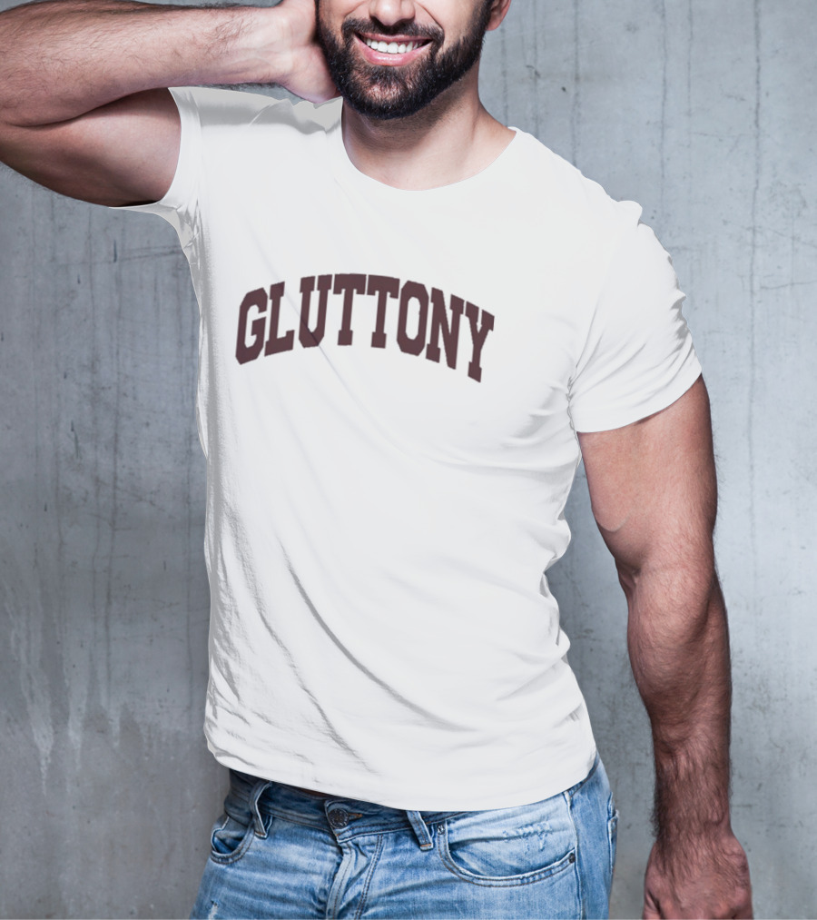 Corbin Gluttony Arch Text T-Shirt