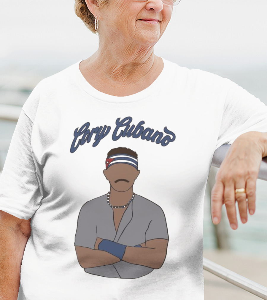 Cory Cubano Stylized Illustration With Headband And Necklace T-Shirt