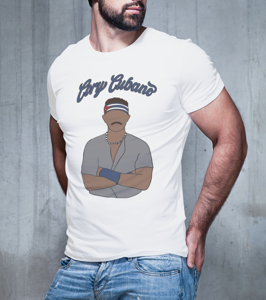 Cory Cubano Stylized Illustration With Headband And Necklace T-Shirt