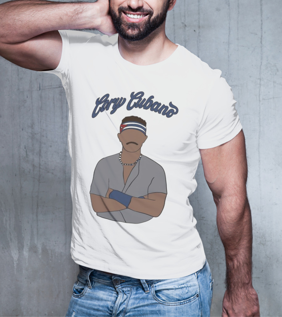 Cory Cubano Stylized Illustration With Headband And Necklace T-Shirt