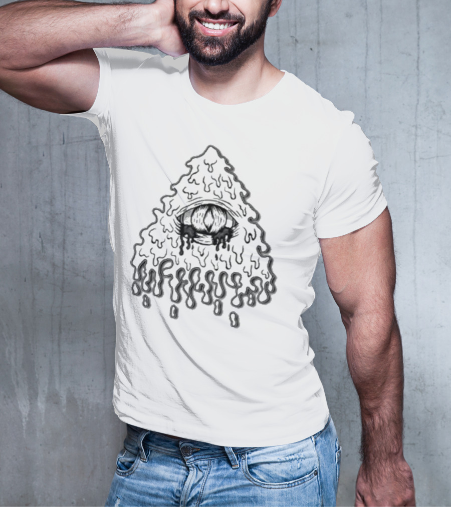 Dean Mercer Oculus Dripping Hooded Figure T-Shirt