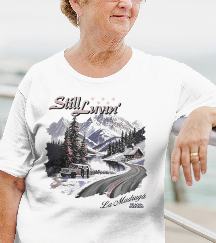 Delaossa Still Luvin Blanca Mountain Road Scene T-Shirt