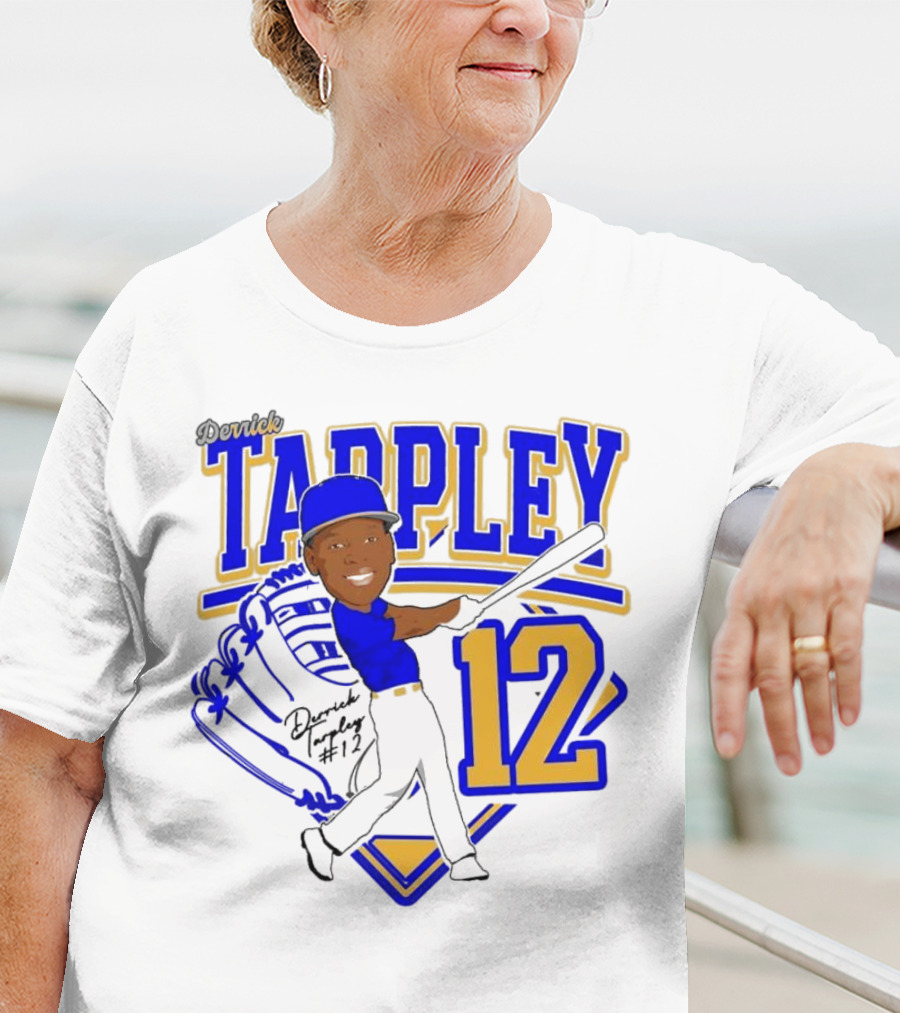 Derrick Tarpley 12 Baseball Player Art 2025 T-Shirt