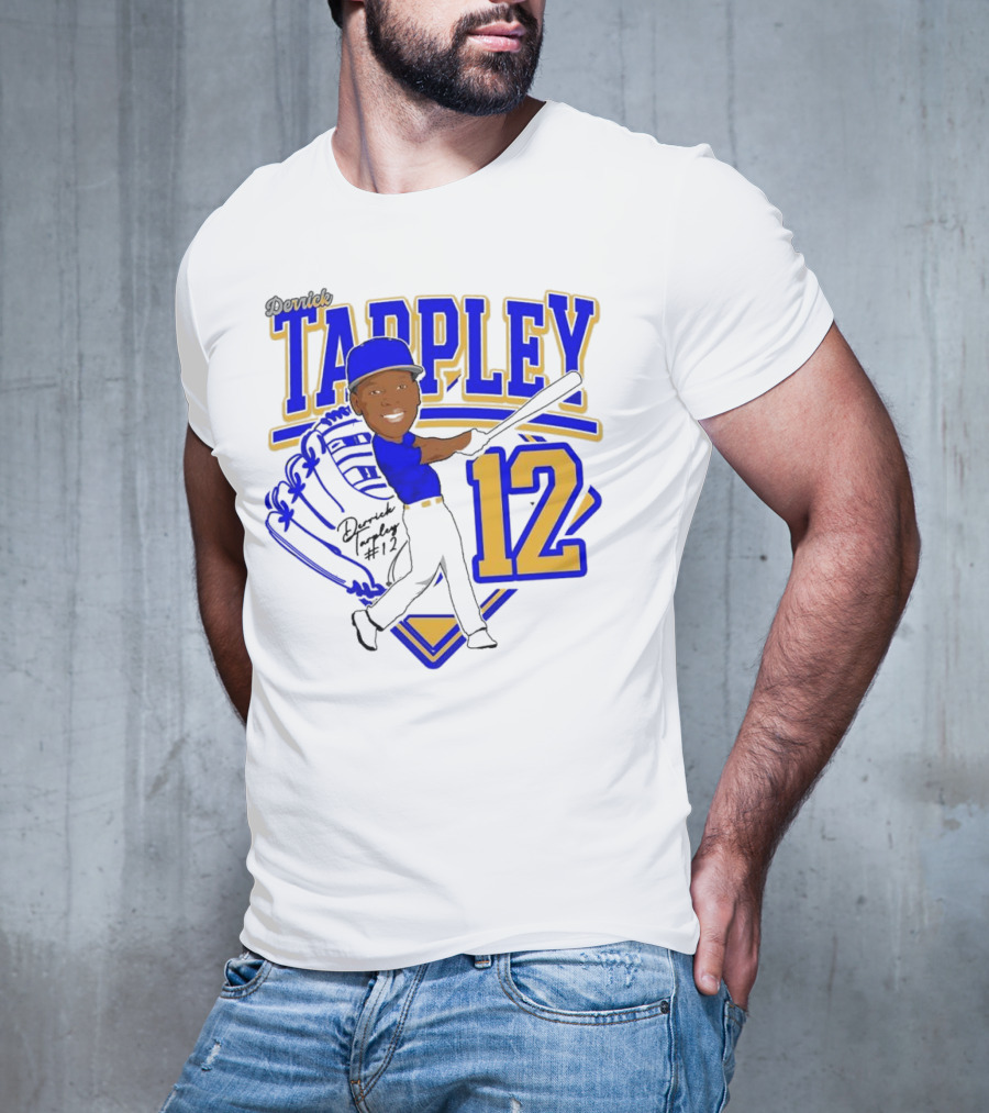 Derrick Tarpley 12 Baseball Player Art 2025 T-Shirt