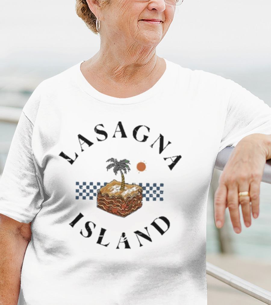Try Guys Lasagna Island Event Jan 25 2025 Candle Sunburst Checkered Pattern T-Shirt
