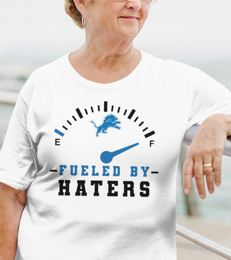 Detroit Lions Fueled By Haters Speedometer T-Shirt