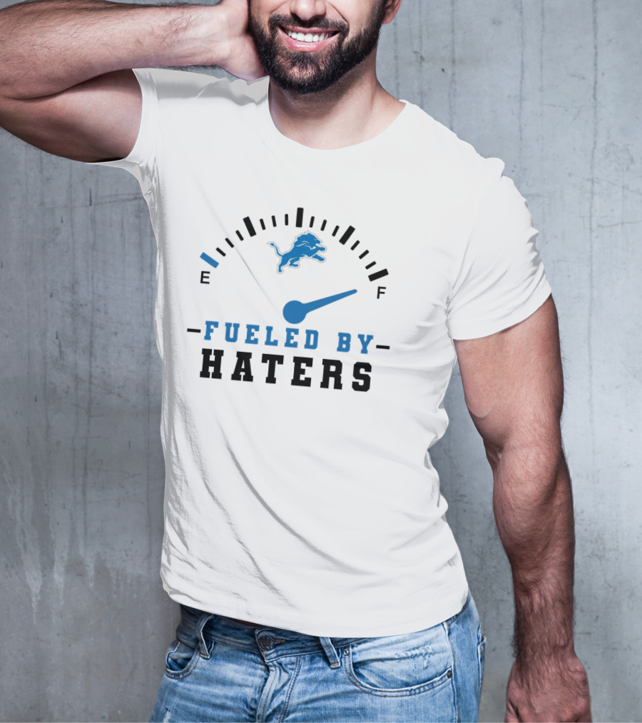Detroit Lions Fueled By Haters Speedometer T-Shirt