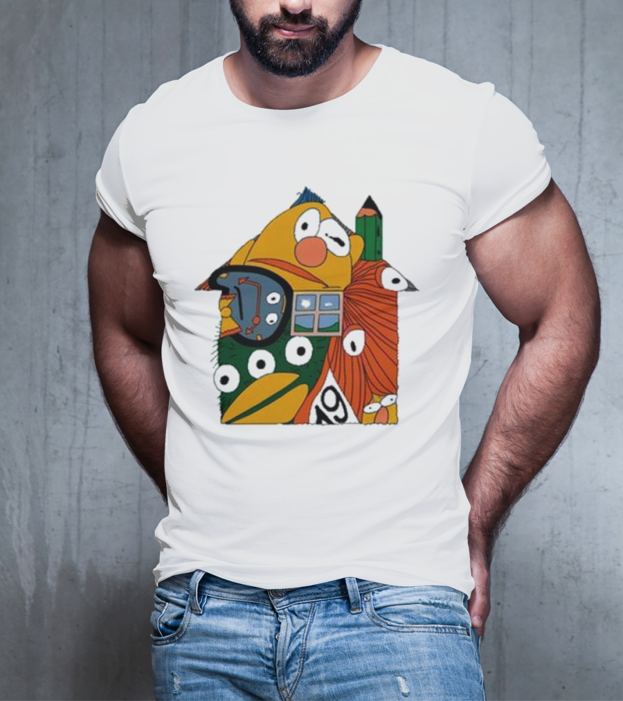 Don’t Hug Me I’m Scared And Pencil Characters T-Shirt