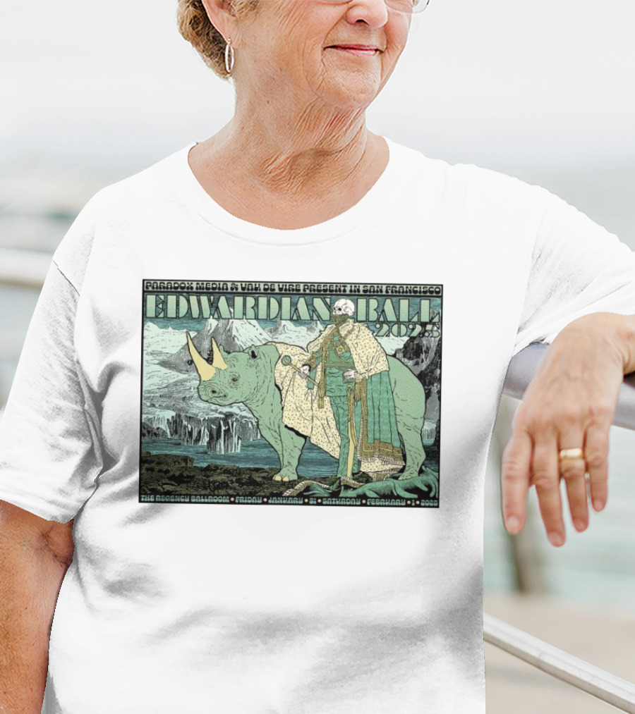 Paradox Media Vau De Vire Edwardian Ball 2025 San Francisco Regency Ballroom Jan 31 Feb 1 T-Shirt