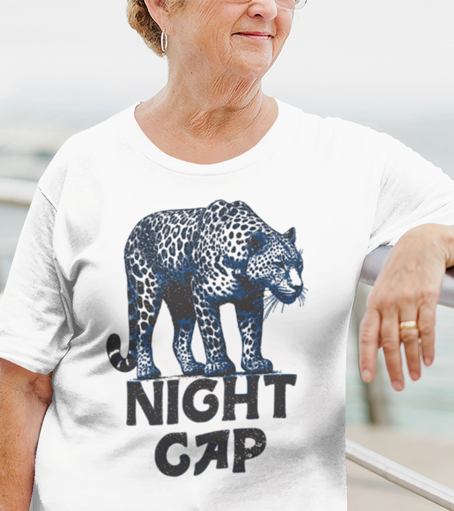 Night Cap Eighty Four Vintage Cat T-Shirt