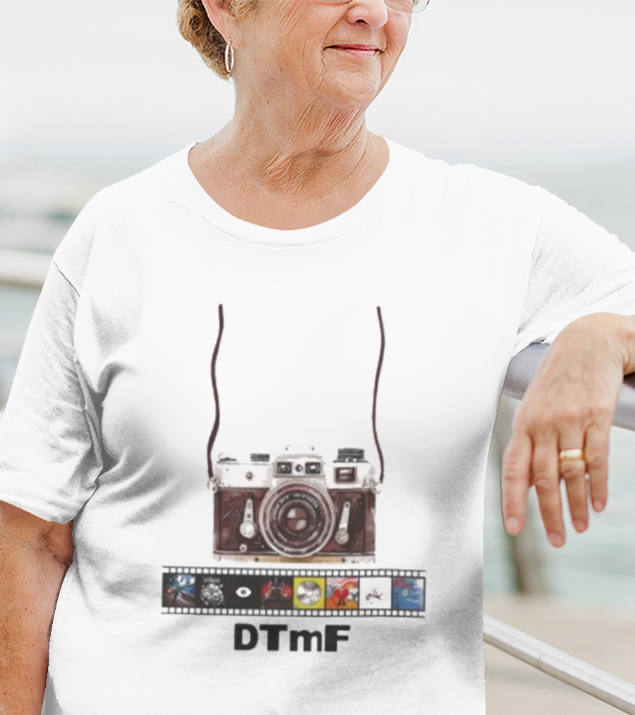 DTmF Camera Filmstrip Album 2025 Bad Bunny Signature T-Shirt