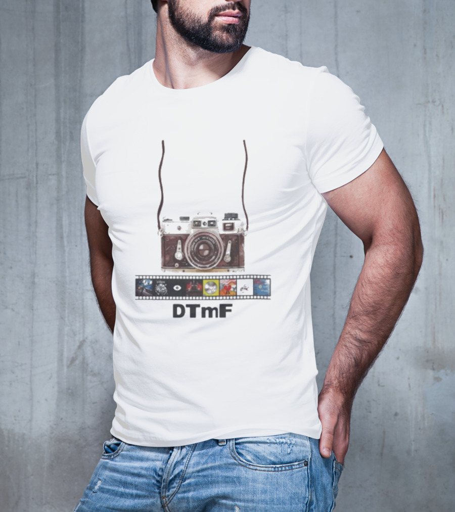 DTmF Camera Filmstrip Album 2025 Bad Bunny Signature T-Shirt