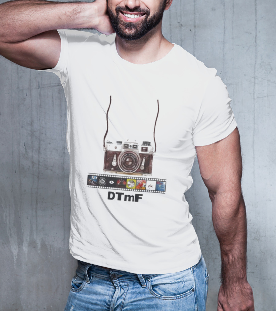 DTmF Camera Filmstrip Album 2025 Bad Bunny Signature T-Shirt