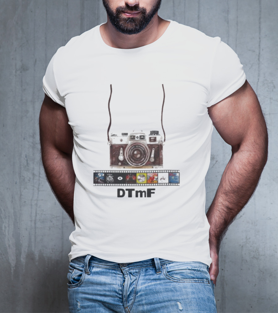 DTmF Camera Filmstrip Album 2025 Bad Bunny Signature T-Shirt