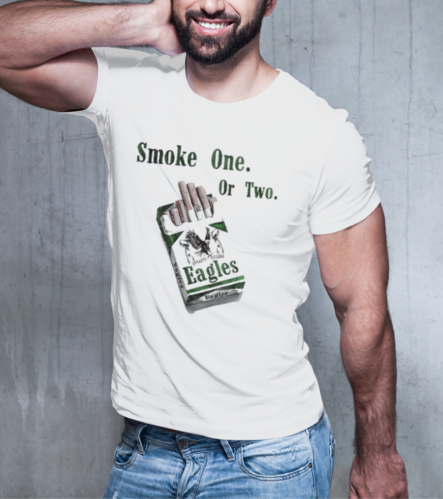 Eagles Smoke One Or Two Pack Hand T-Shirt