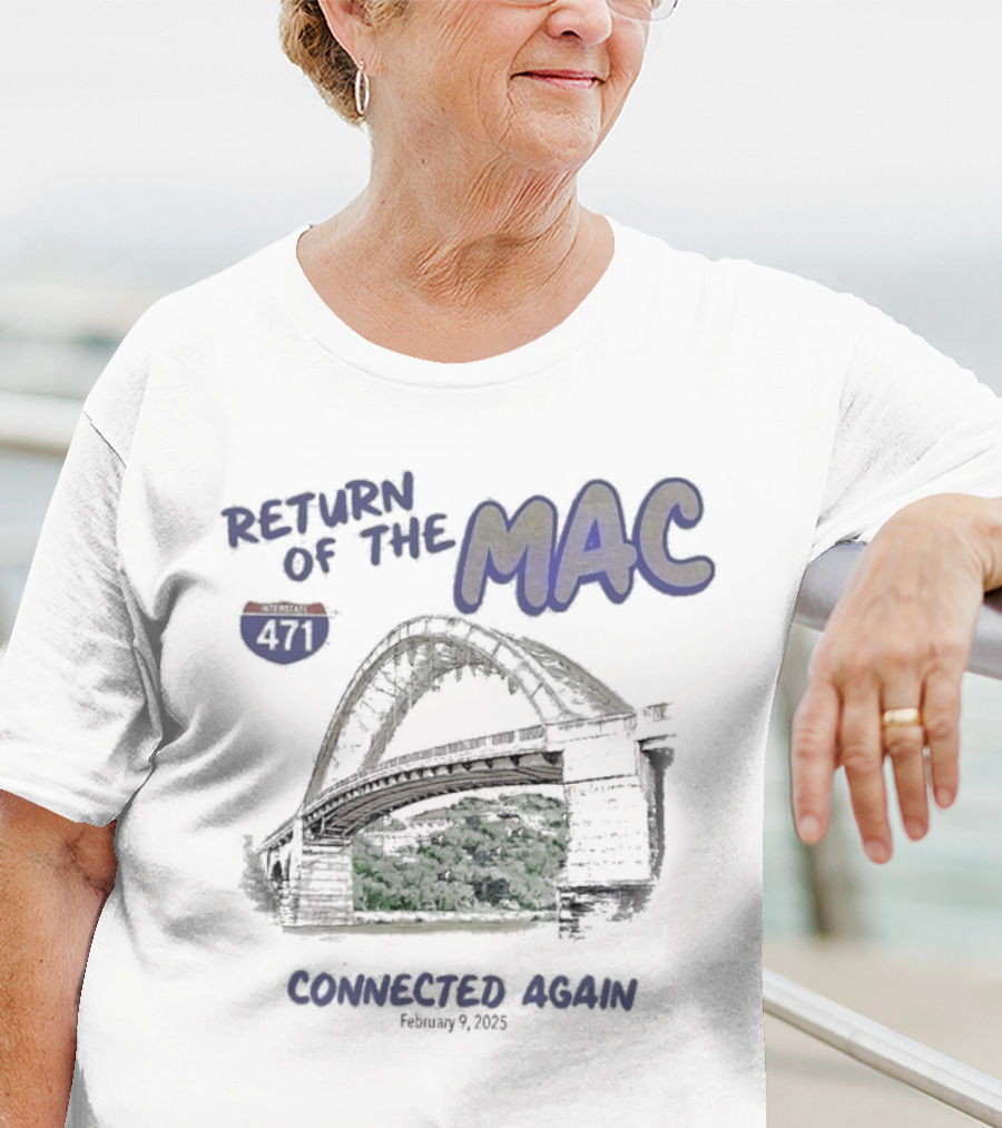Return Of The Mac Connected Again 2025 Terminal Theme T-Shirt