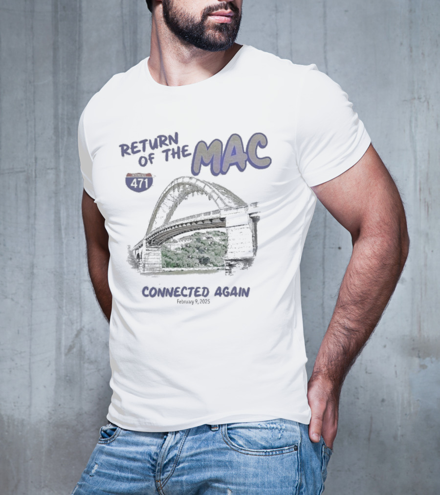 Return Of The Mac Connected Again 2025 Terminal Theme T-Shirt