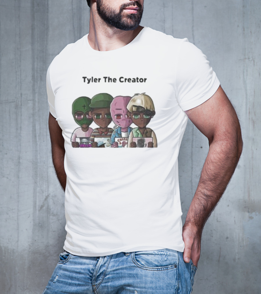 Evolution Tyler The Creator Flower Boy Goblin Wolf Cherry Bomb T-Shirt