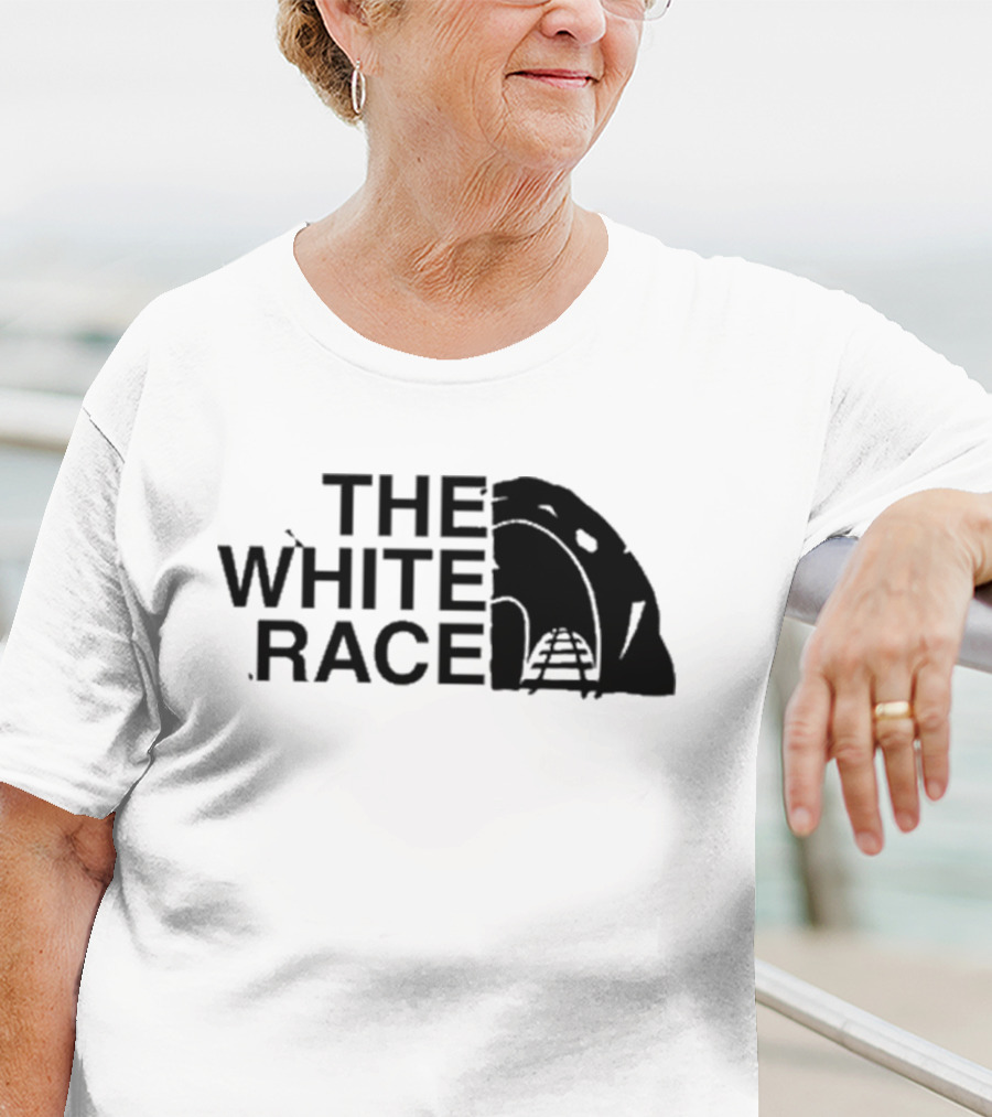 Fella Wearing The White Race T-Shirt