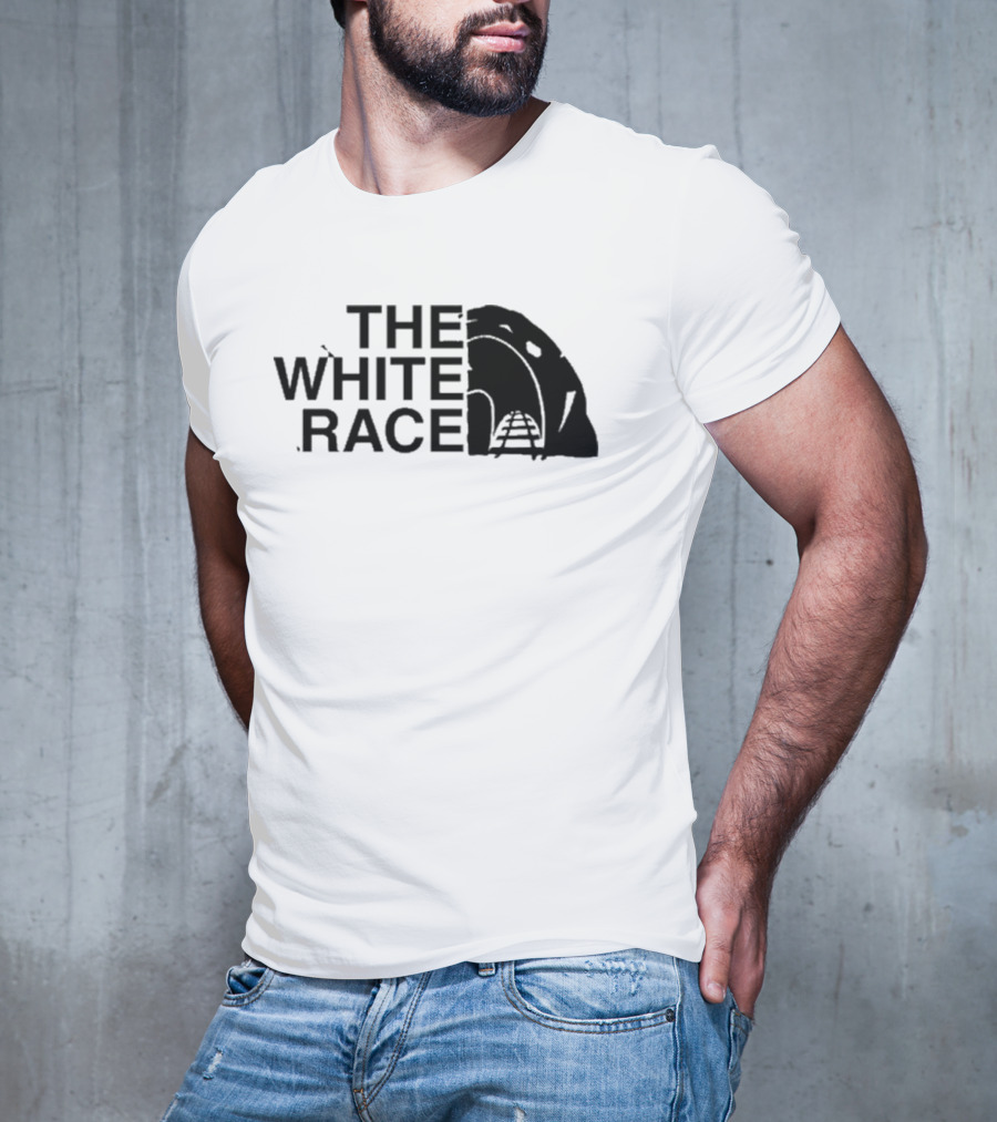 Fella Wearing The White Race T-Shirt