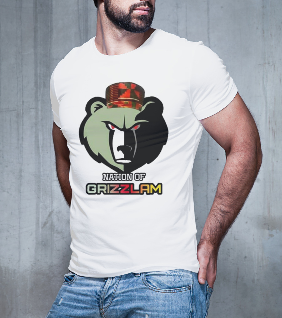 Feralrollypolly Grizzlam Bear Kufi Hat T-Shirt