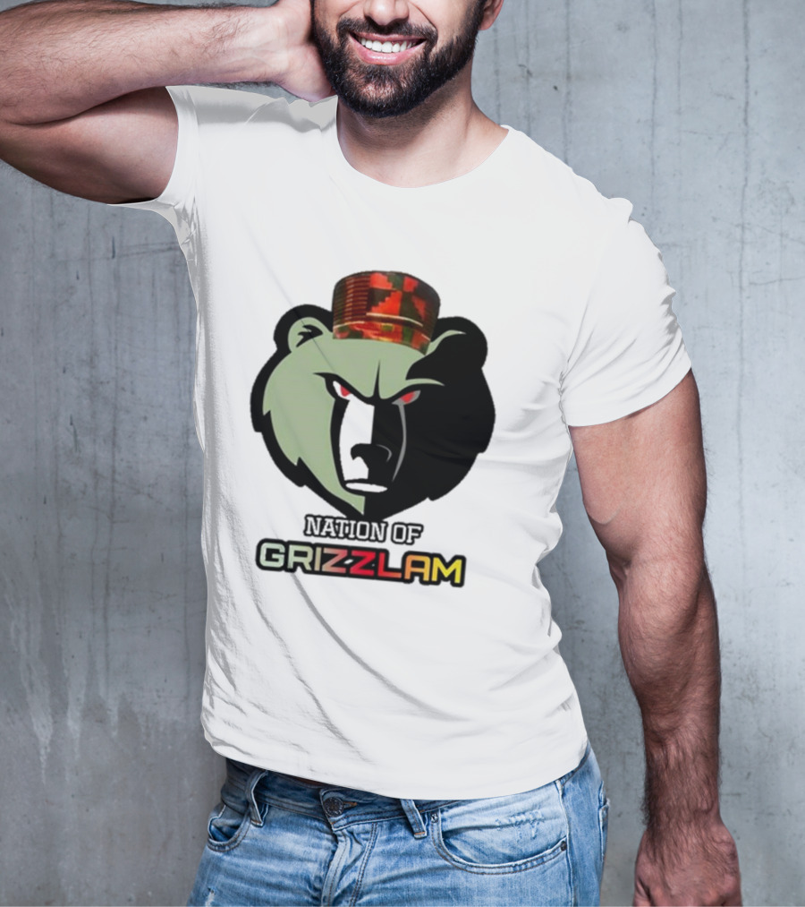 Feralrollypolly Grizzlam Bear Kufi Hat T-Shirt