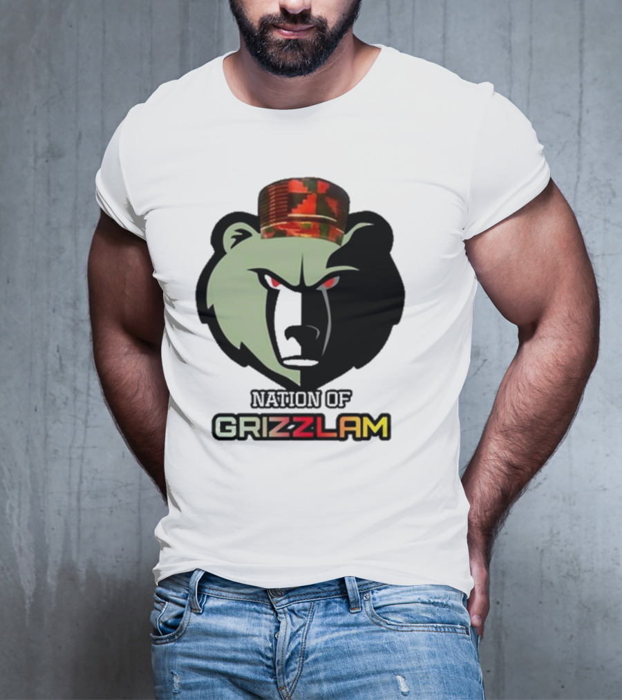 Feralrollypolly Grizzlam Bear Kufi Hat T-Shirt