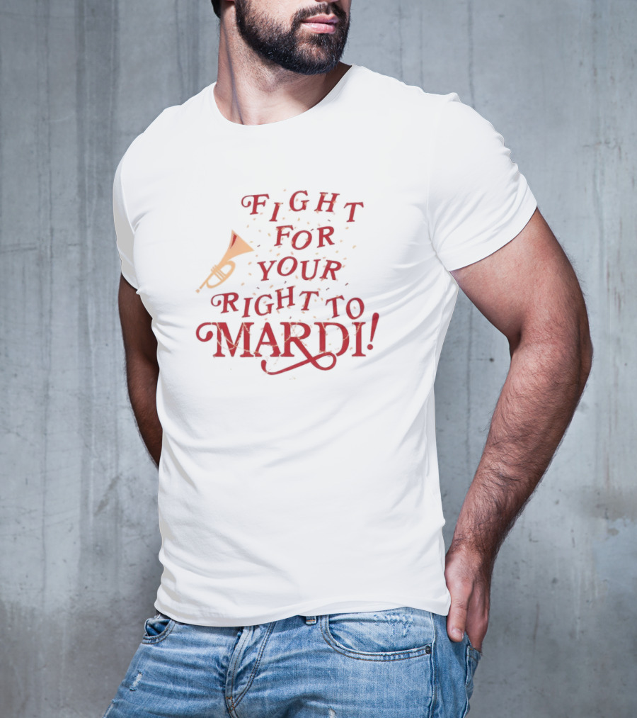 Fight For Your Right To Mardi Kansas City Chiefs Win Buffalo Bills NFL T-Shirt