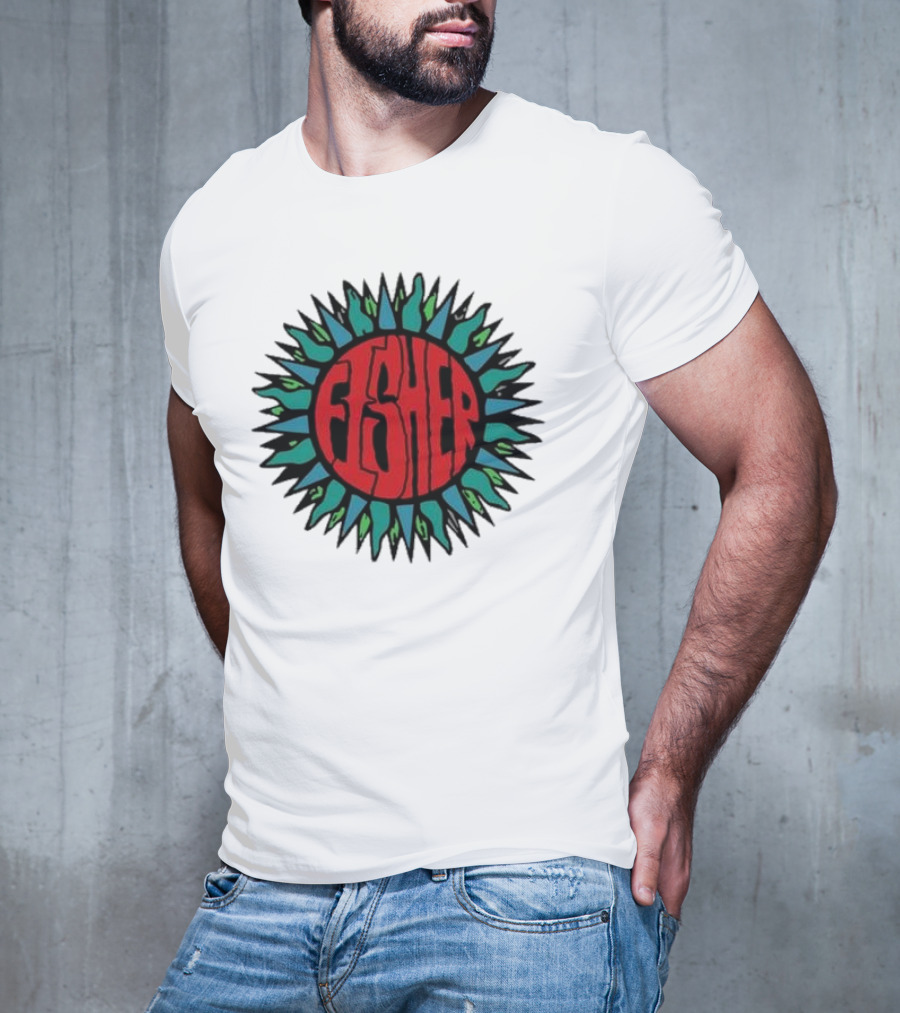 Fisher Sunburst Soak Up The Sun Colorful Vibes T-Shirt