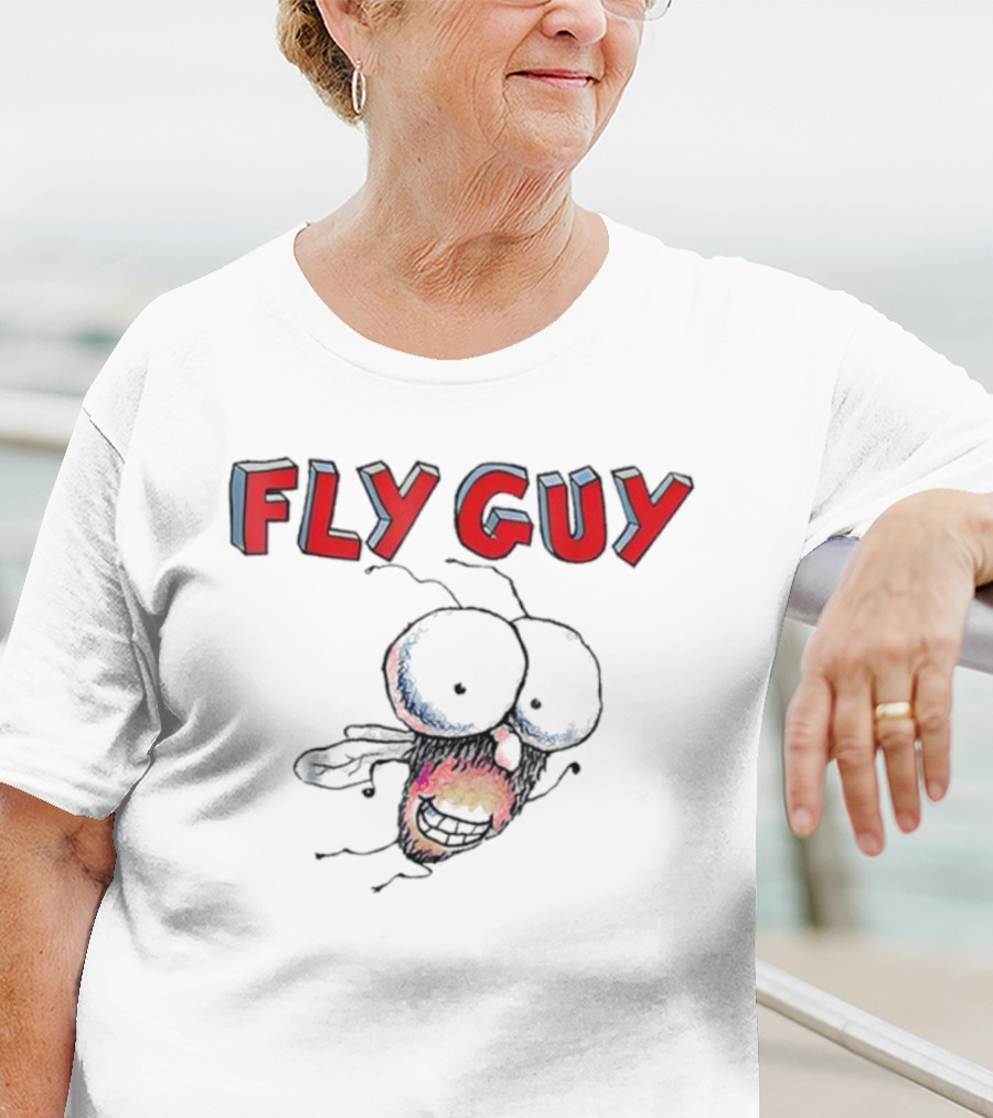 Fly Guy Kids Smile Face Meme T-Shirt